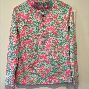 Lilly Pulitzer Captain Pullover Popover Lobstah Roll Size Extra Small Lobsters